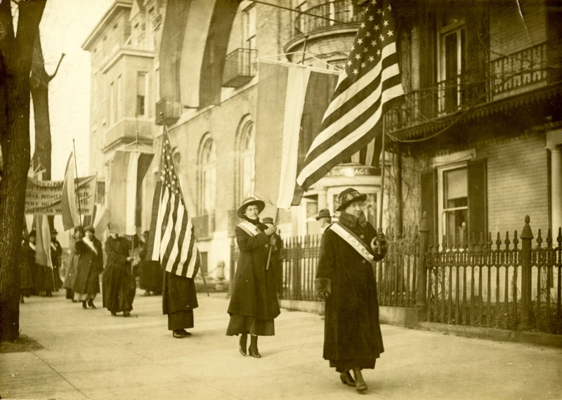 nőnap, tiltakozók USA 1917